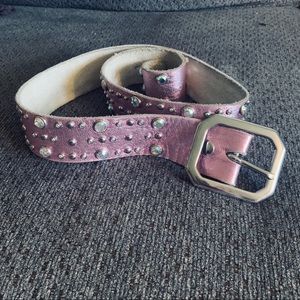 “Melamed” leather studded belt size S 32inches